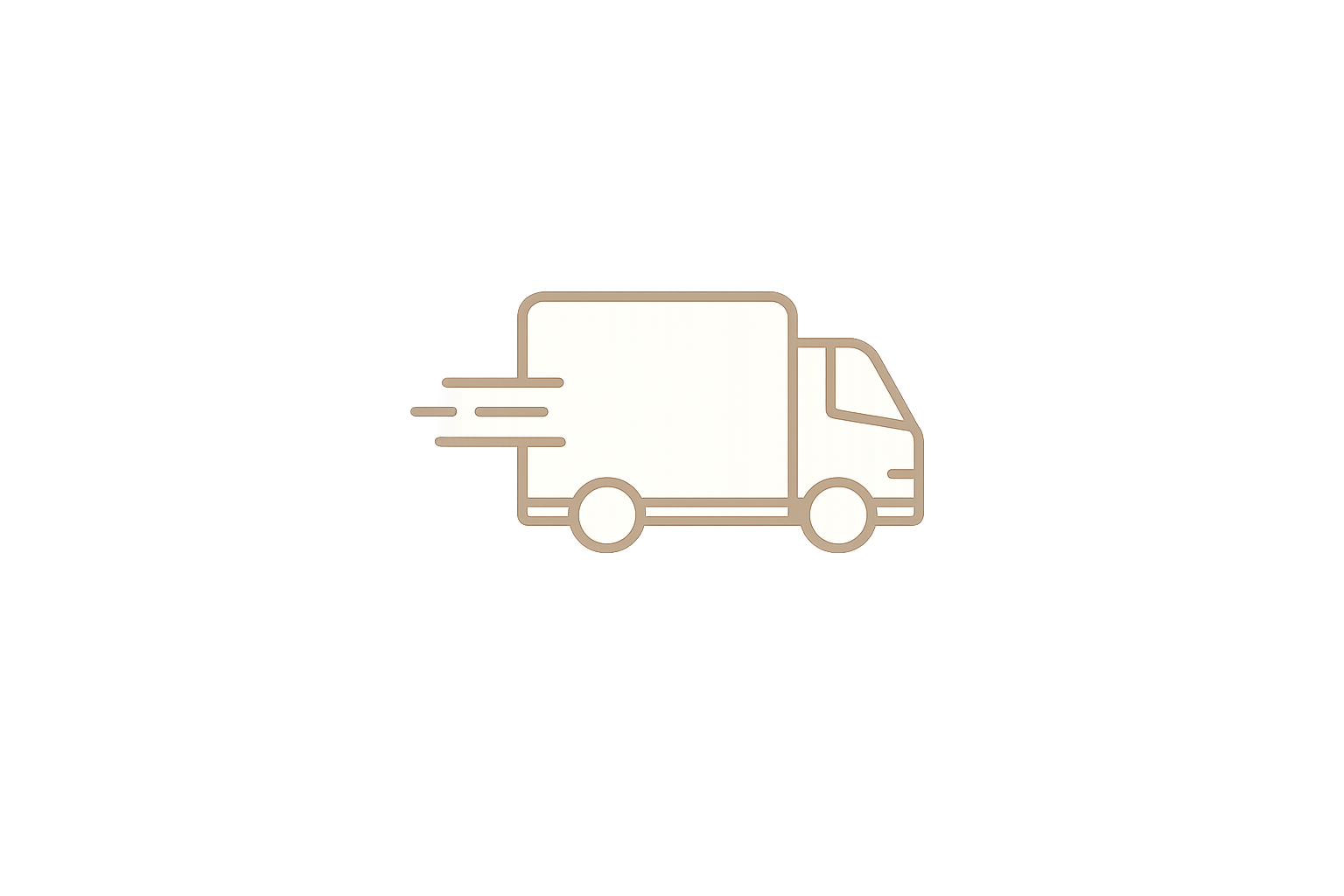 Logo camion de livraison rapide